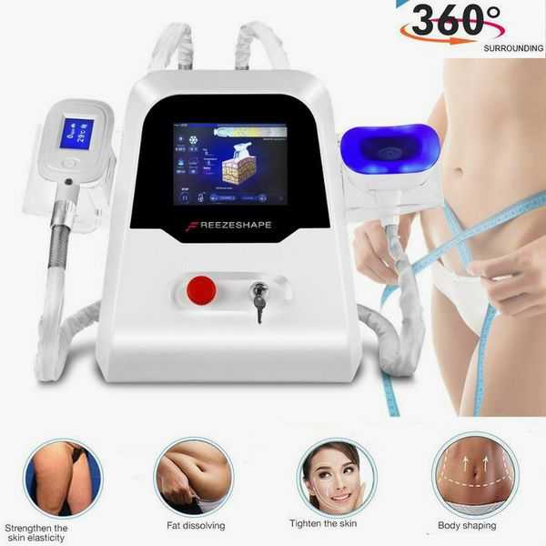 

2020 mini factory promotion 360° 3 handle double chin fat e cryolipolysis cellulite removal cool technology slimming machines