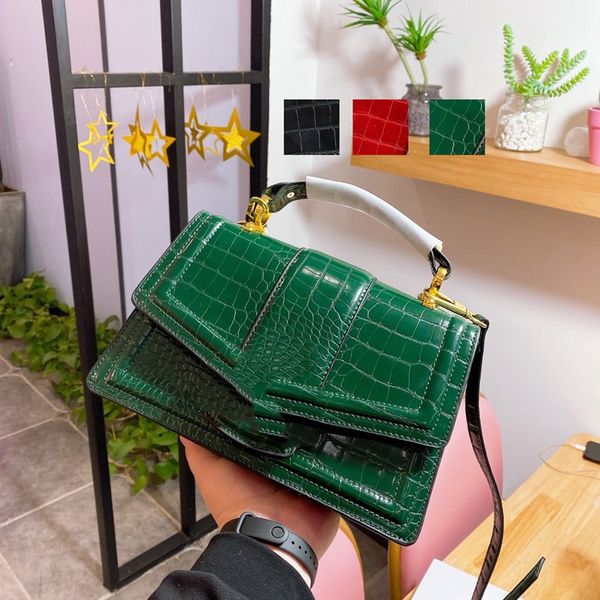 

designer luxury handbags purses keychain crossbody bag shopping soho phone hobo women lady mini black red green leather wallet womens 199002