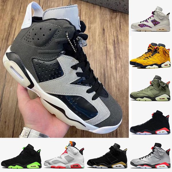 

fashion 2020 jumpman 6 smoke grey 6 6s mens basketball shoes hare retro black infrared dmp quai 54 triple black trainers sneakers