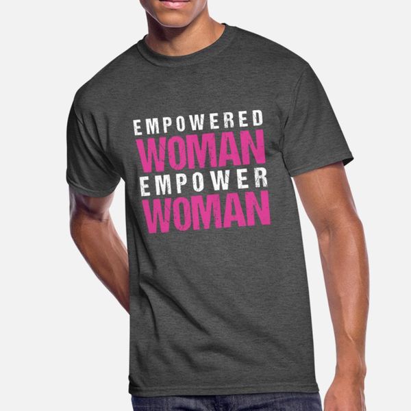 

empowered woman feminist female feminism gift t shirt men print tee shirt round neck normal gift authentic summer letters shirt