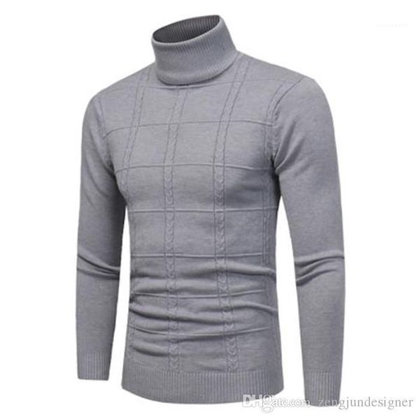 

long sleeve solid color homme fashion clothing mens autumn desinger turtle neck sweaters, White;black