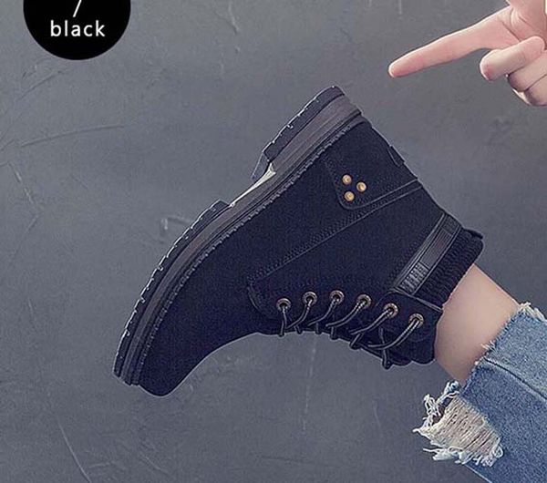

fashion leather star women shoes woman leather short autumn winter ankle fashion brand women boots 02 p38, Black
