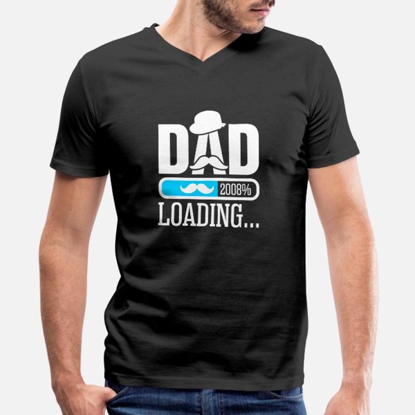 

dad 2008 loading t shirt men custom cotton o-neck homme cute building spring letter shirt