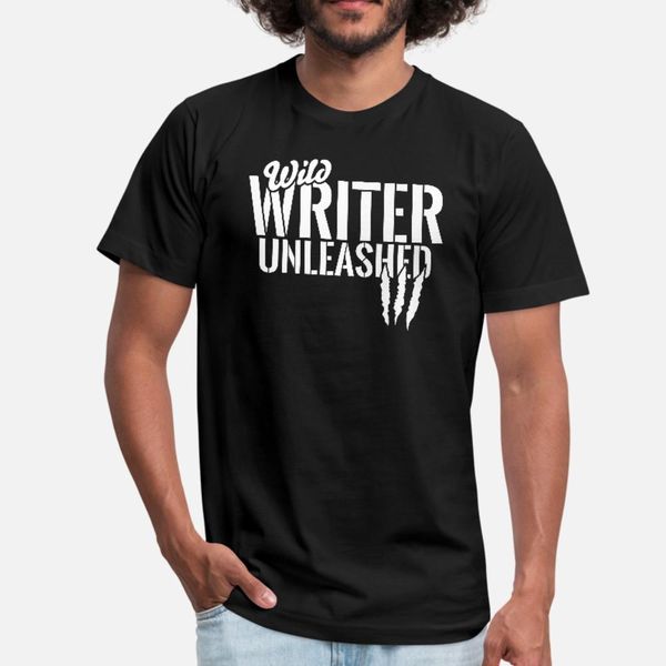 

wild writer развязали тенниску мужчин дизайн 100% хлопок crew neck подходит подарок удобной весна осень картинка рубашка