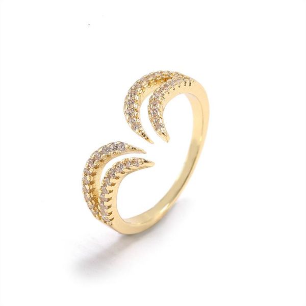 

new 2020 ms gold-plated ring fashion ring the wedding party, Slivery;golden