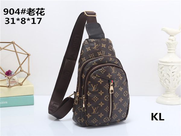 

women's designer handbags purse genuine leather vintage print shoulder bag men's leather crossbody bag, Blue;white