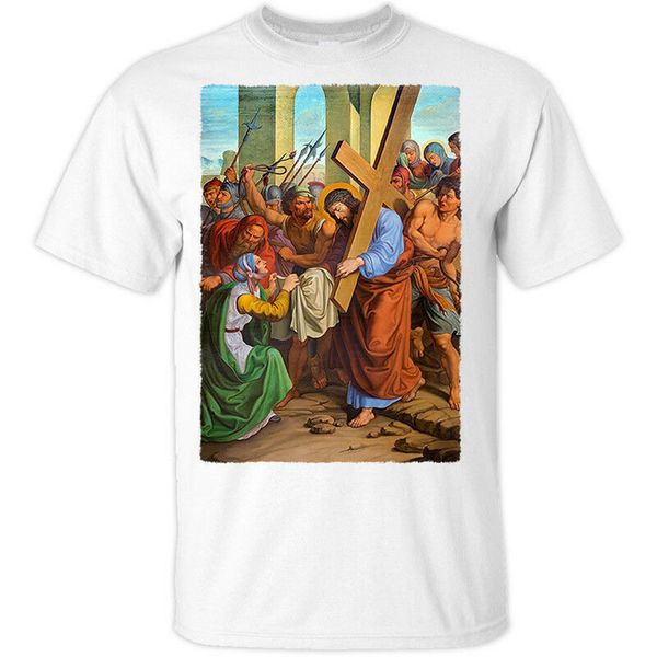 

the way of the cross v3 t shirt all sizes s-3xl white tee tshirt tee shirt