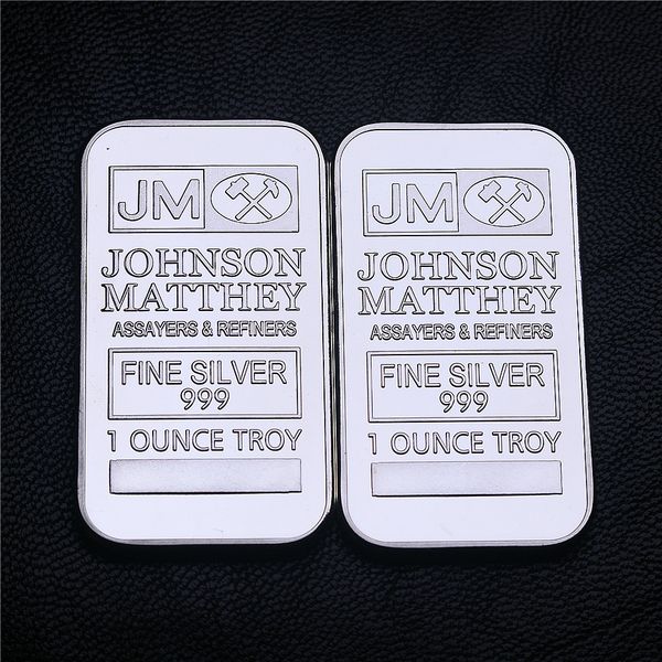 

johnson matthey 1 oz silver bar,1 oz johnson matthey bar silver bullion bar,50 mm x 28 mm acrylic transparent plastic box packaging