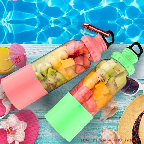 

juicers 500ml portable juicer cup usb rechargeable shakes smoothie mixing machine blender for home travel