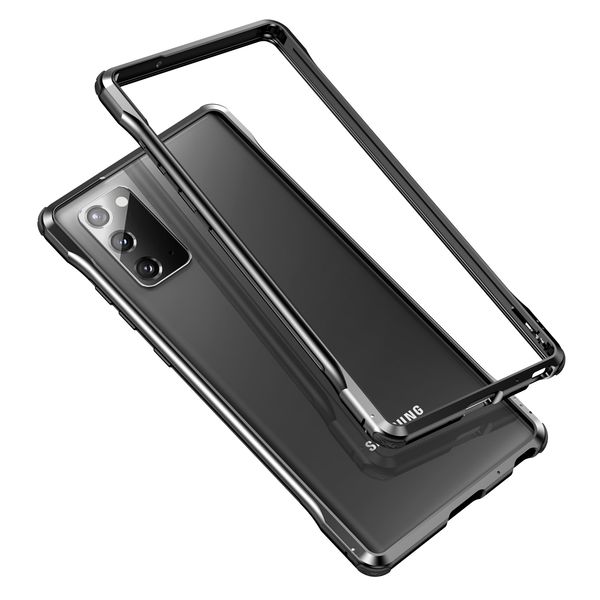 

shockproof metal bumper case with soft protective inner for samsung galaxy note 20 ultra s20 plus iphone 11 pro max