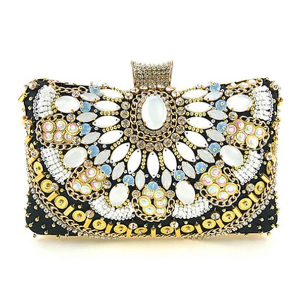 

evening bags vintage womens handbag diamonds embroidery clutch bag fashion