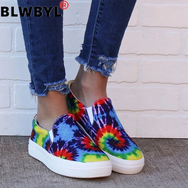 

plus size womens flats autumn 2020 ladies shoes fashion printed casual slip on shallow platform comfort female walking, Black