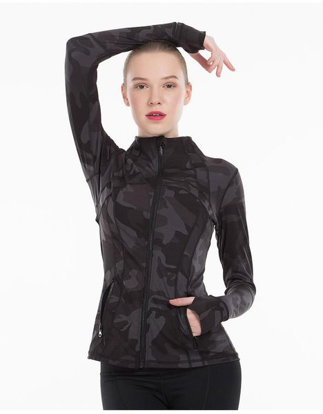 

women's workout yoga jacket full zip running track jacket 2020, Black;brown