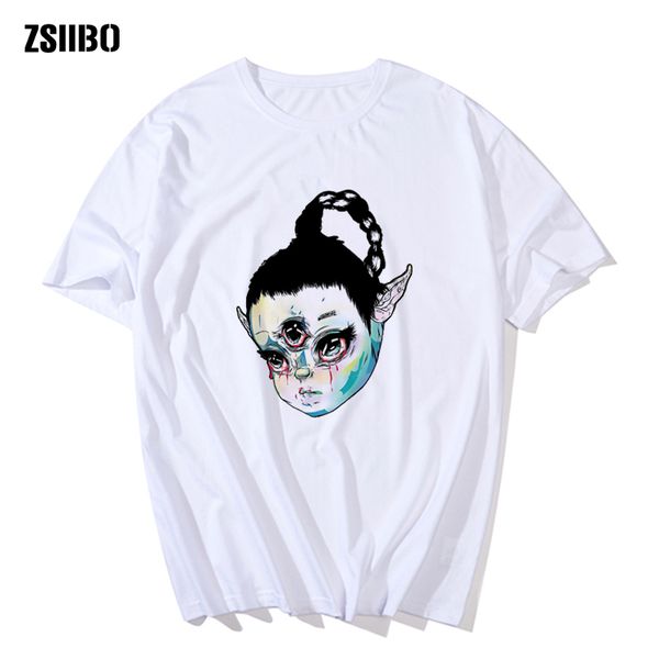 

тенниска искусство ангелы приключения graphic print tee homme канада аниме стиль tshirt plus размер альбома soft граймс топы футболки мужчин
