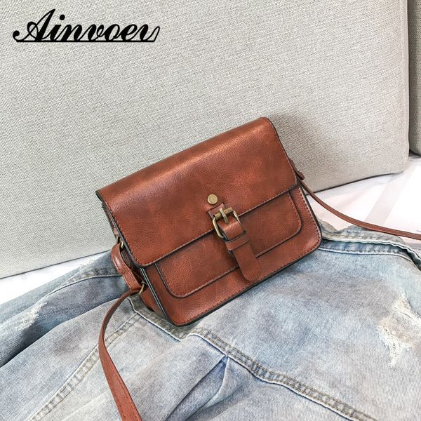 

ainvoev элегантной моды vintage плечо сумки lady crossbody сумка женщина лепестковая повседневная кожа бутики