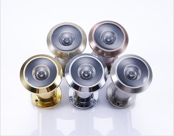 

door viewer 200 degree 16mm alloy tamper adjustable home security camera optical glass house anti-theft eye video door peephole