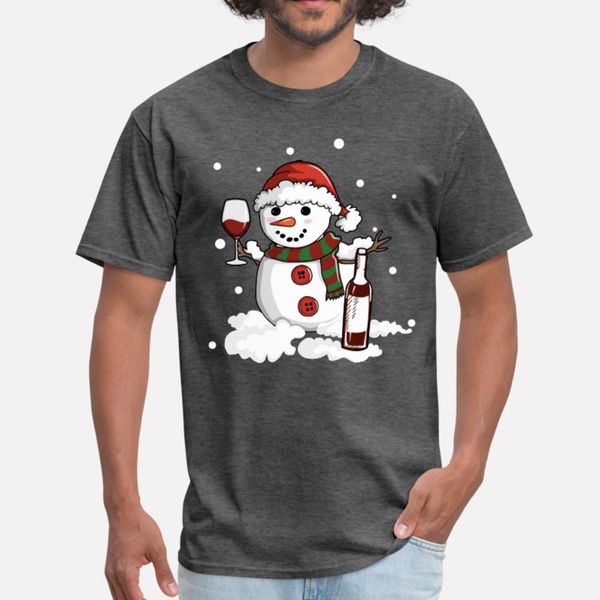 

snowman love wine drink lady cool snow christmas t shirt men customized 100% cotton o-neck costume anti-wrinkle funny summer letter shirt