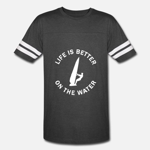 

life is better on the water t shirt men designing 100% cotton s-3xl pictures fitness authentic summer style formal shirt