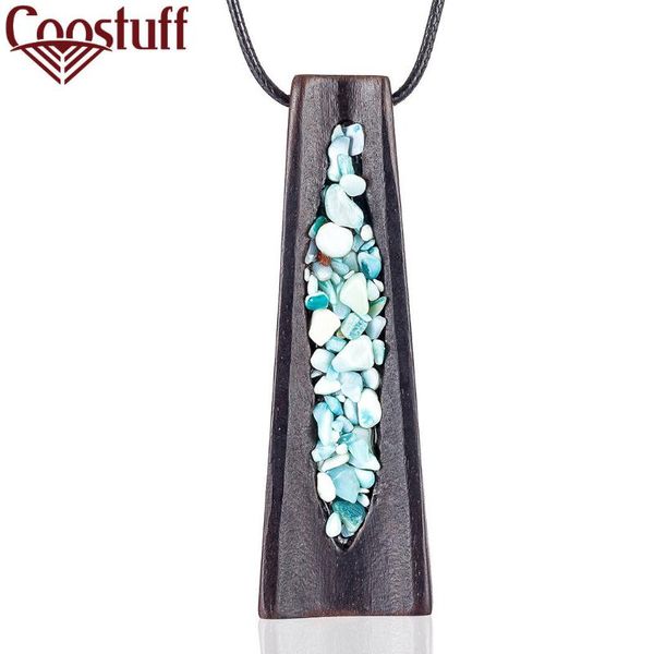 

vintage black wood long necklace for women jewelry gifts women's vintage choker bijouterie friends green stone pendant 2020, Silver