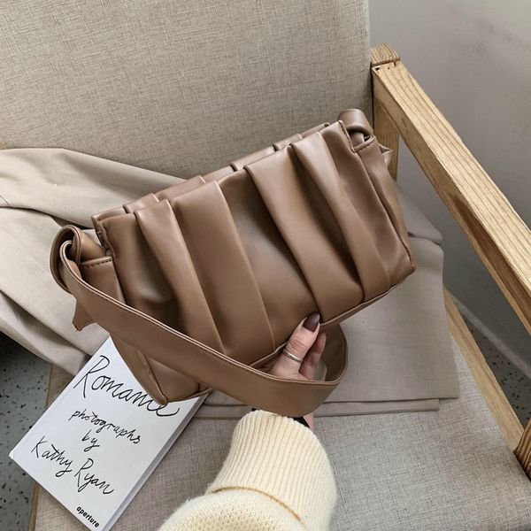 

women handbag 2020 new fashion personality clouds fold crossbody messenger bag vintage small square shoulder bag