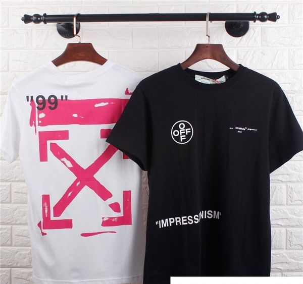 

2019 new luxury tshirt white mens designers t shirt luxurys t shirt cotton tee spring summer fashion trend street wear hip hop tshirt654, White;black