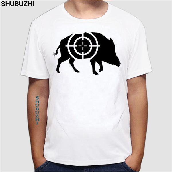 

summer style fashion men t shirt fashion cotton hunter wild boar t-shirt gift huntings ground tee shirt euro size