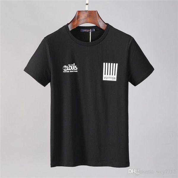 

20ss fashion designer t shirts european hip-hop printed short sleeved t-shirt summer new round neck cotton mens designers shirt, White;black