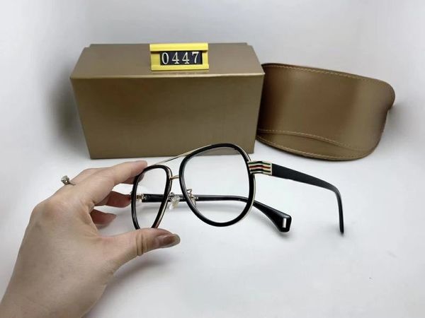 

0447 new luxur brand classic metal quality glass sunglasses fashion designer glasses sun womens eyewear pilot mens lenses with box uqdl