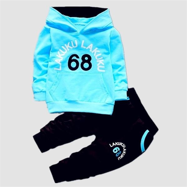 

baby clothing sets children 2 3 4 5 6 years birthday suit boys tracksuits kids brand sport suits hoodies +pants 2pcs set c0924, White
