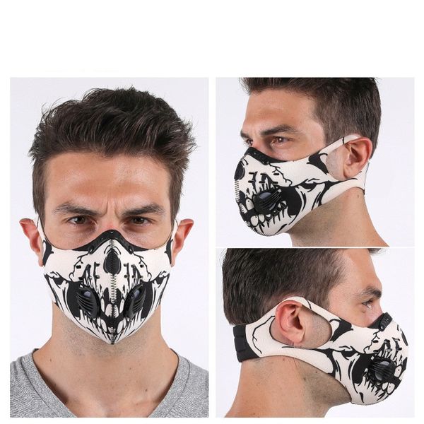 Ativado máscara de carbono Dustproof Esporte Ciclismo PM2.5 anti-poeiras Máscaras Máscaras treinamento do esporte Man Woman Outdoor
