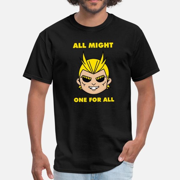 

all might t shirt men customize 100% cotton euro size s-3xl loose humor spring autumn letters shirt