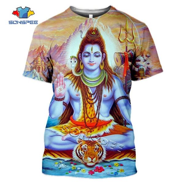 

3d lord shiva print men clothing 3d print shirts hentai anime harajuku men clothing