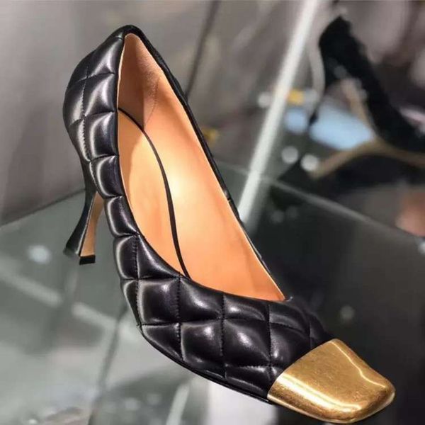 

новый zapatos tacon mujer пятки высокой обуви cheussure femmes коготь женщина элегантные туфли насосы, Black