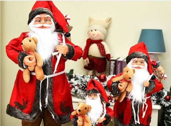 

2020 new lovely santa claus home furnishing decoration new fashion santa claus accessories christmas decorations festive party supplies cd08