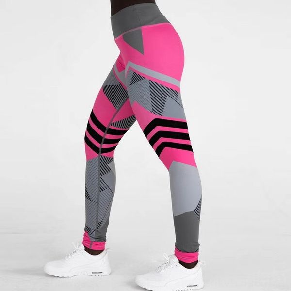 

digital printing running exercise yoga fitness leggings hip tight pants digital tight pants high waist j5wrm