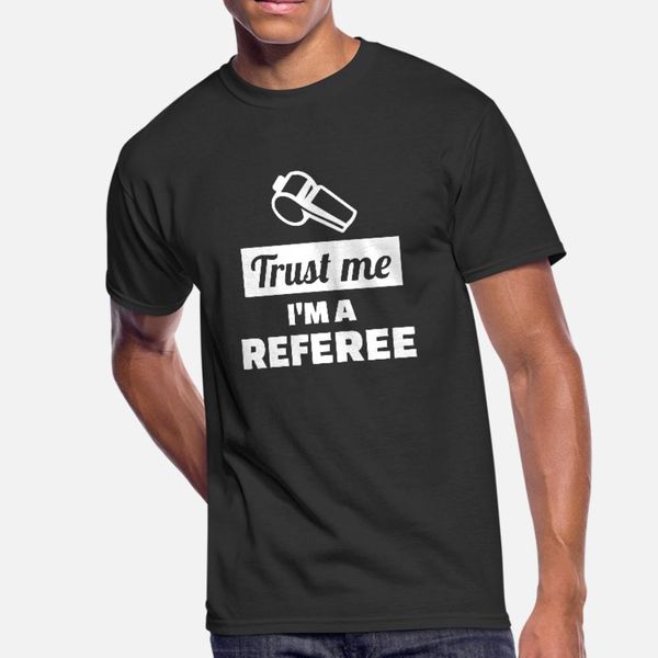 

referee t shirt men personalized tee shirt s-xxxl crazy authentic summer natural shirt