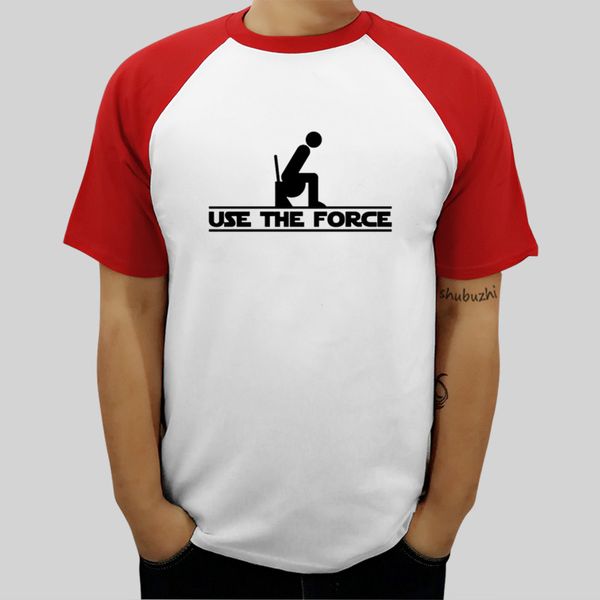 

use the force funny wc toilet new brand tee-shirt male fashion ringer cotton tshirt men