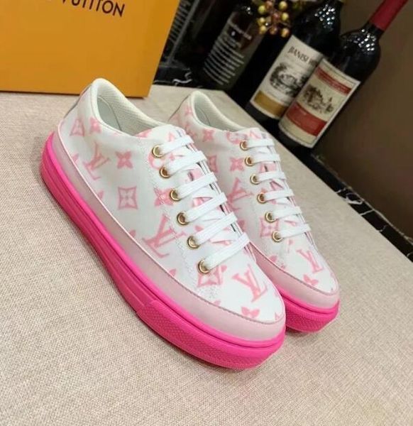 

новая мода женская s повседневная обувь кожаные кроссовки студенты кроссовки дамы высокого качества обувь tss114054, Black