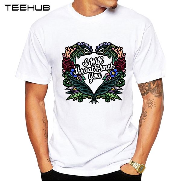

new arrivals 2019 teehub cool men's fashion endearing thoughts design t-shirt short sleeve o-neck hipster tee