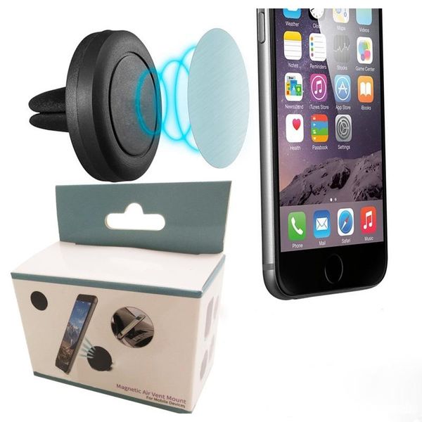 

magnets bracket universal magnetic car air vent holder outlet mount for mobile phone cell phone mounts holders dhl free