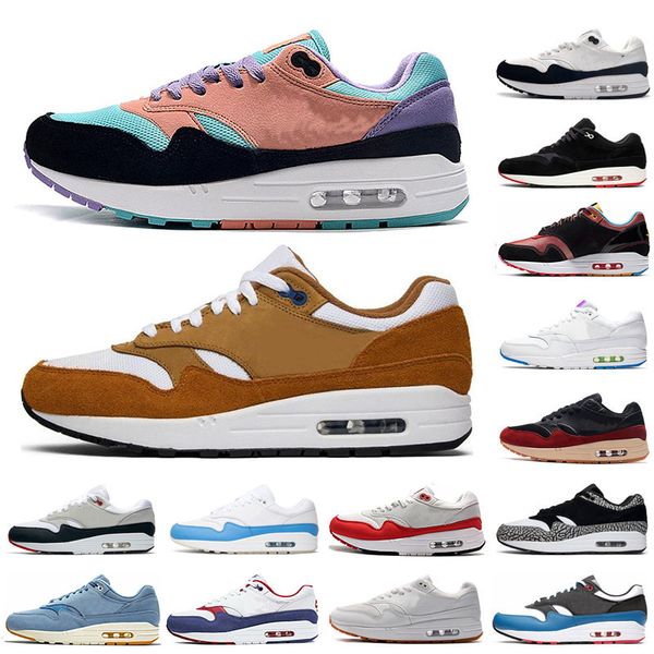 

fashion 1s men women running shoes 1 anniversary royal patch black elephant 87 work blue cny mens trainers sneakers sports shoes 36-45