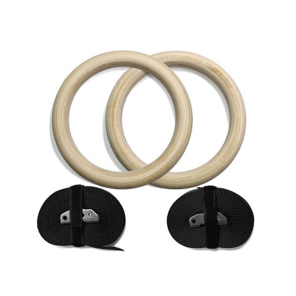 

accessories selected russian high-quality birch wood production thickness 28mm diameter 23.5cm suspension loop fitness rings. w2-030