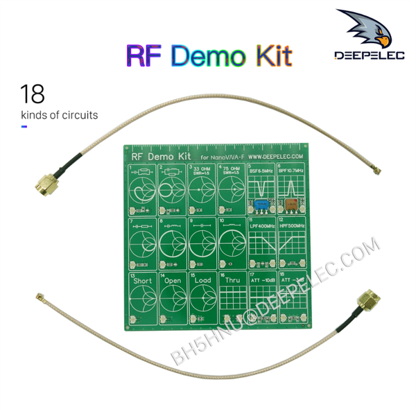 

computer cables & connectors rf demo kit nanovna vna test board filter attenuator