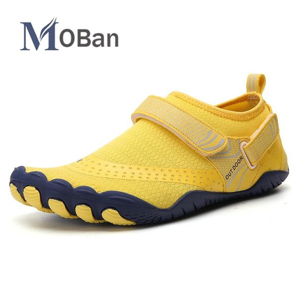 

wide toe upstream barefoot shoe breathable water shoes couple lightweight anti-slip beach footwear diving water shoes 47, Black