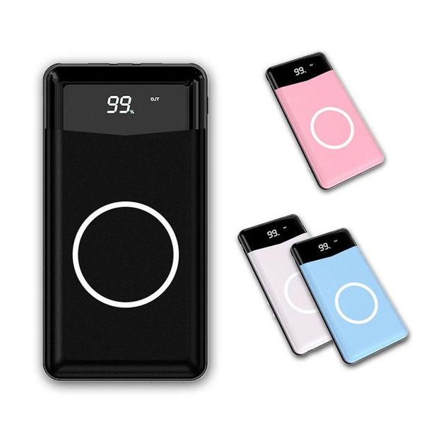 

cgjxs20000mah wireless qi charger power bank fast charging adapter for samsung notes9 for iphone x with retail box ing