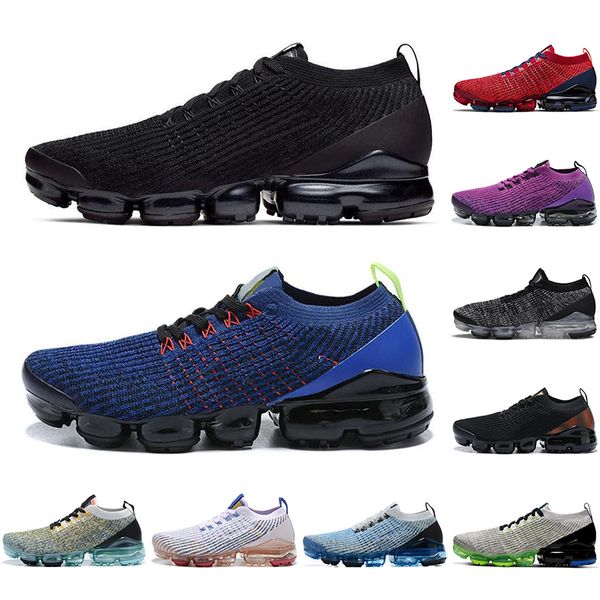 

with socks fly 3.0 men women running shoes triple black dark smoke shock classic walking shoes breathable sport sneaker trainers, White;red
