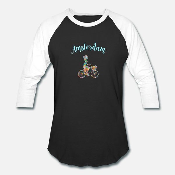 

amsterdam bicycle souvenir gift t shirt men customize tee shirt plus size 3xl sunlight funny casual spring trend shirt