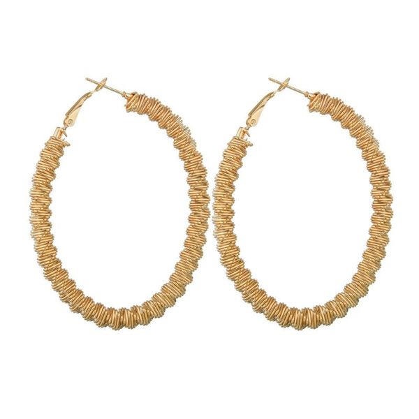 

fashion big gold color large hoop earrings heart oval round loops earring for women ladies creole jewelry pendientes aros halka, Golden;silver