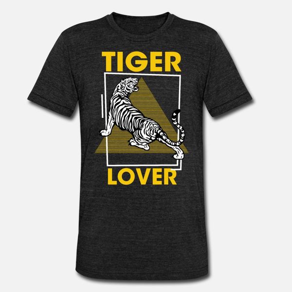 

tiger lover tiger mammal cat t shirt men custom cotton s-3xl letter gift breathable spring autumn kawaii shirt