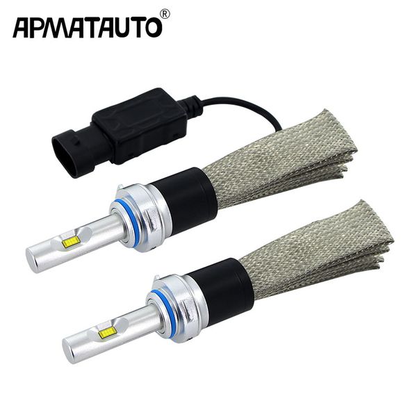 

2x 6000k h4 led h7 h11 h8 h9 4 3 9005 9006 9012 car headlight bulbs 96000lm car styling led auto lamp